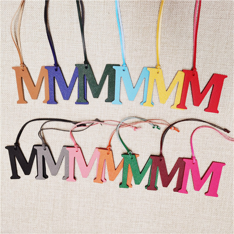 Monogram Keychain Leather - XMESSUN New English Letters M Charm