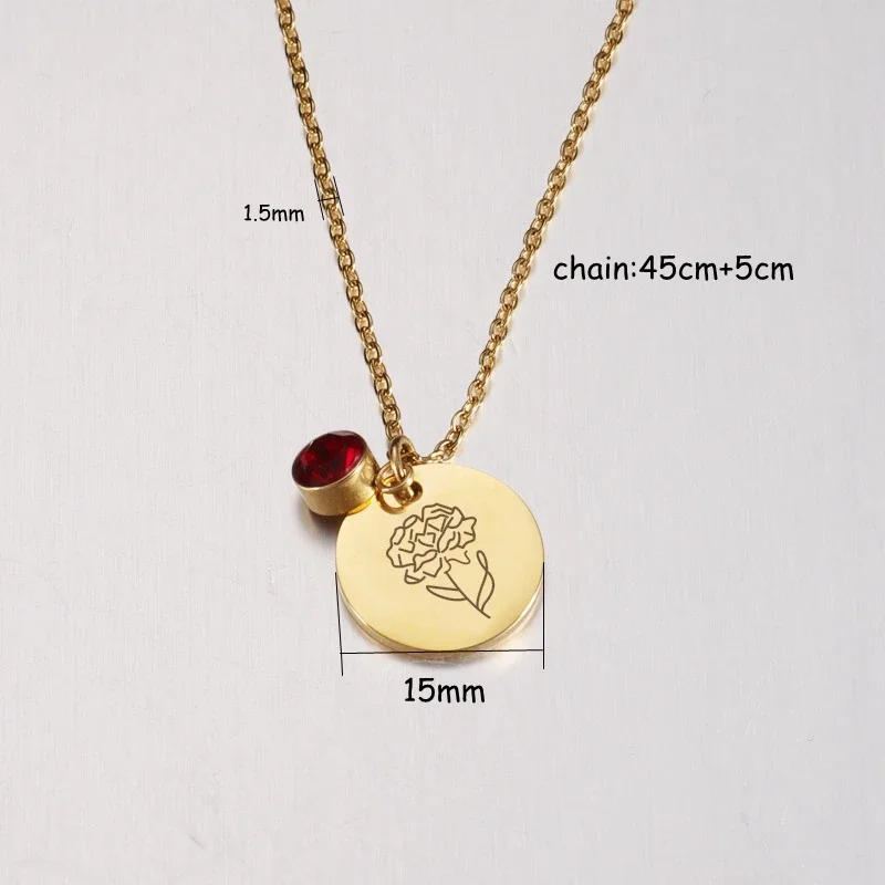Sinh Tháng Hoa Clipart Hoa Đĩa - đánh giá và giá Birth Flower Necklace