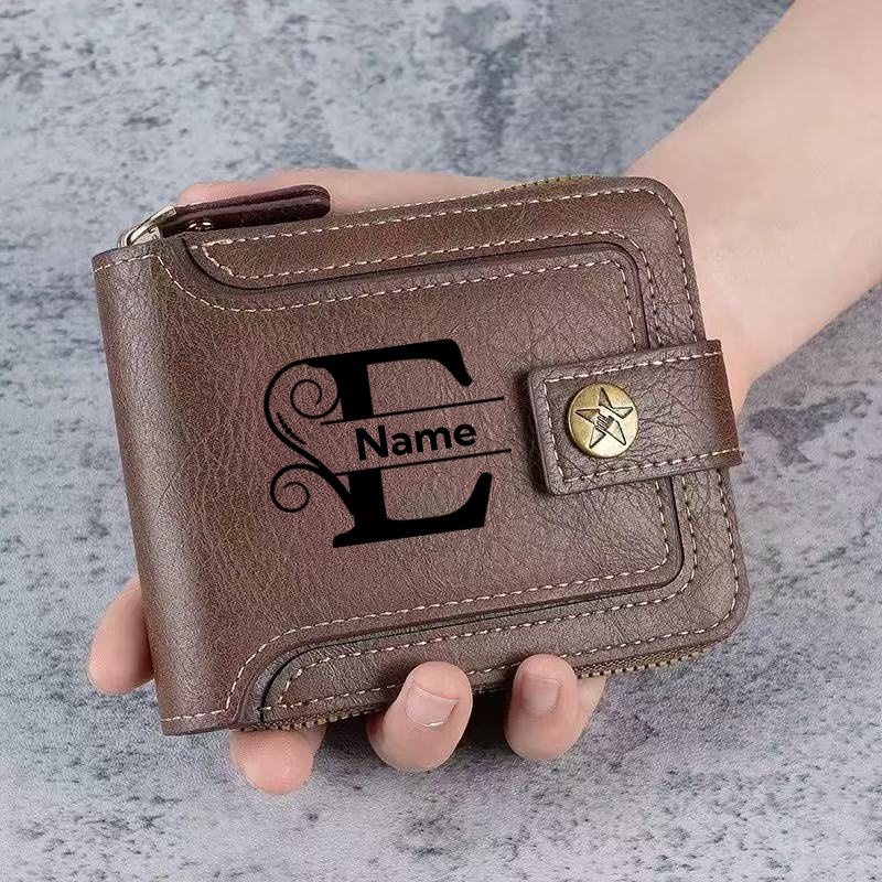 Men's Custom Wallet - Personal - đánh giá và giá Personalized Name Box