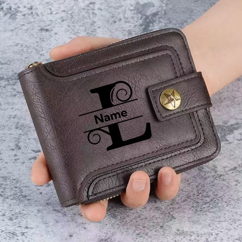 Men's Custom Wallet - Personal - đánh giá và giá Personalized Name Box