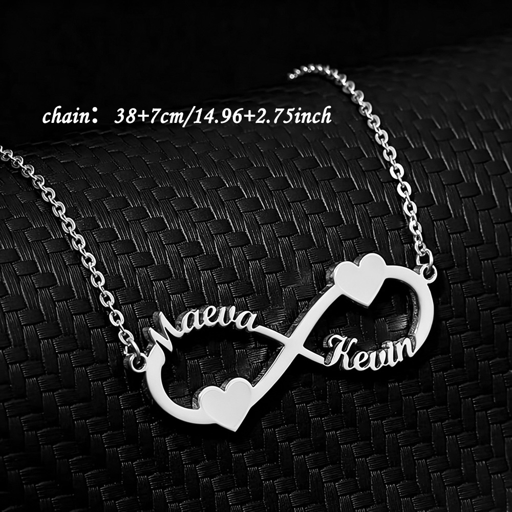 Custom Name Necklace Infinity  - đánh giá và giá Name Necklace Custom