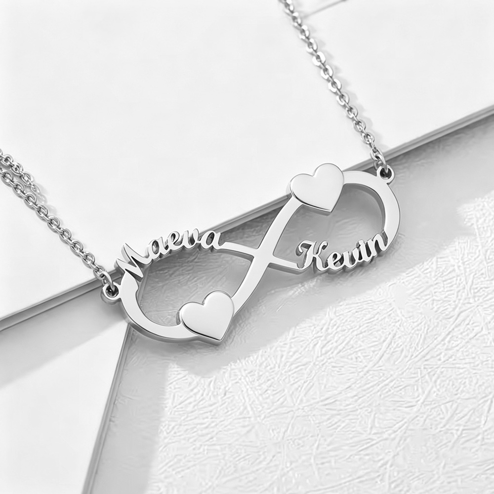 Custom Name Necklace Infinity  - đánh giá và giá Name Necklace Custom