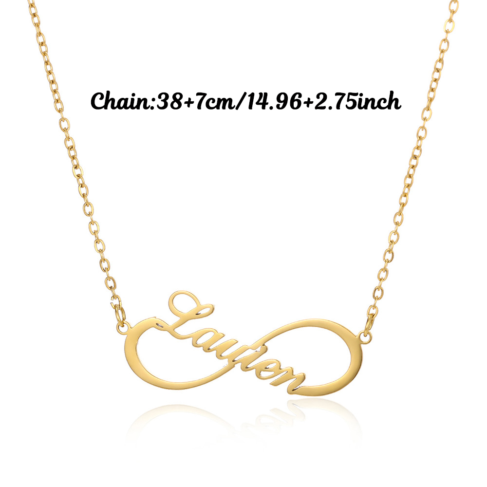 Custom Name Infinity Necklaces - đánh giá và giá Name Necklace Custom