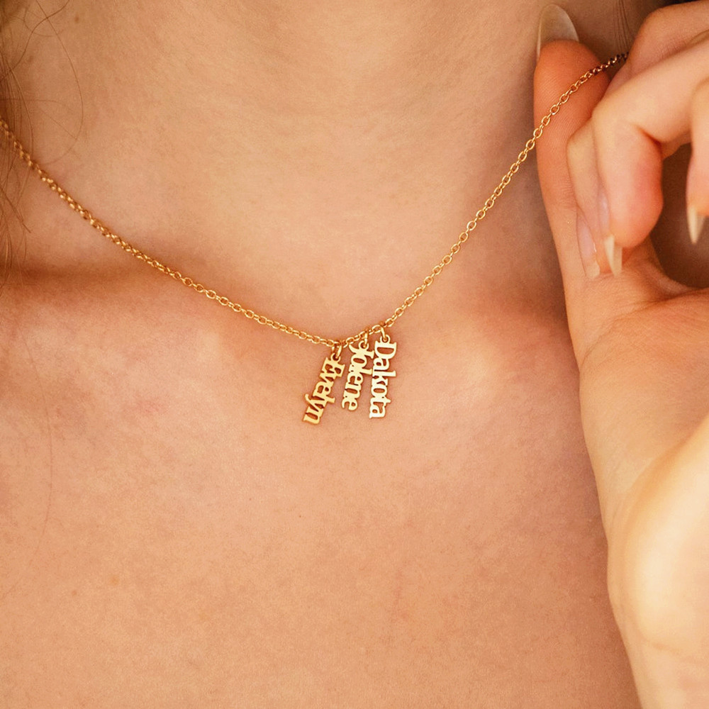Custom Multiple Name Necklace  - đánh giá và giá Birth Flower Necklace